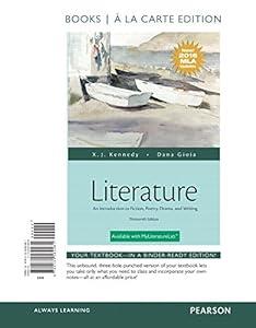 book Literature: An Introduction to Fiction, Poetry, Drama, and Writing, Books a la Carte Edition, MLA Update Edition image