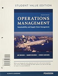 Operations Management: Sustainability and Supply Chain Management, Student Value Edition image