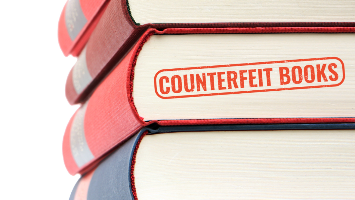 counterfeit books