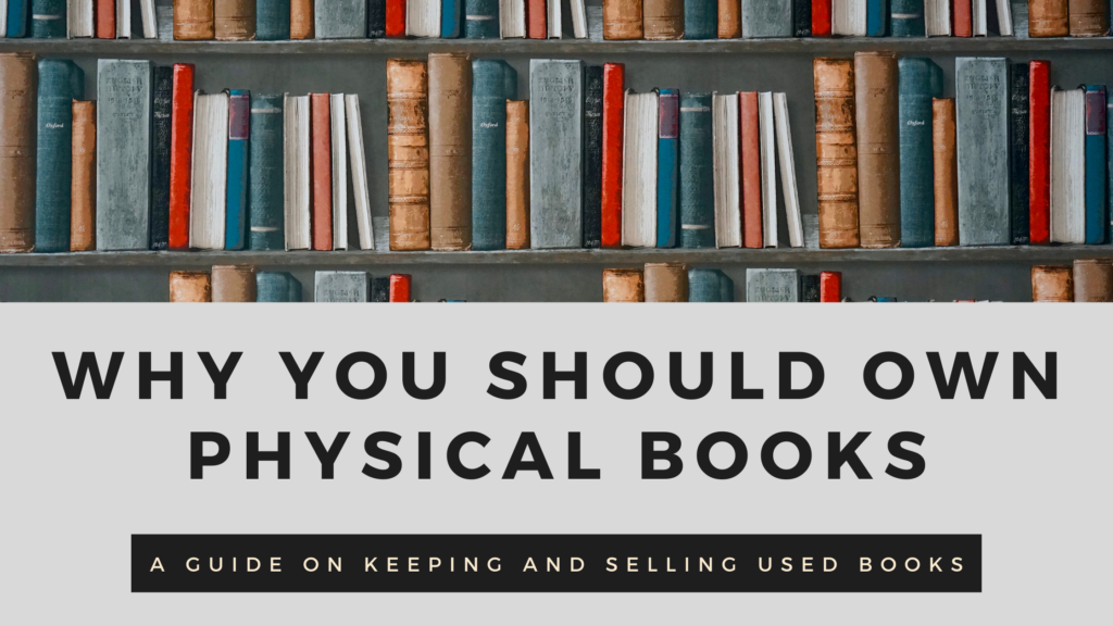 a guide on keeping physical books