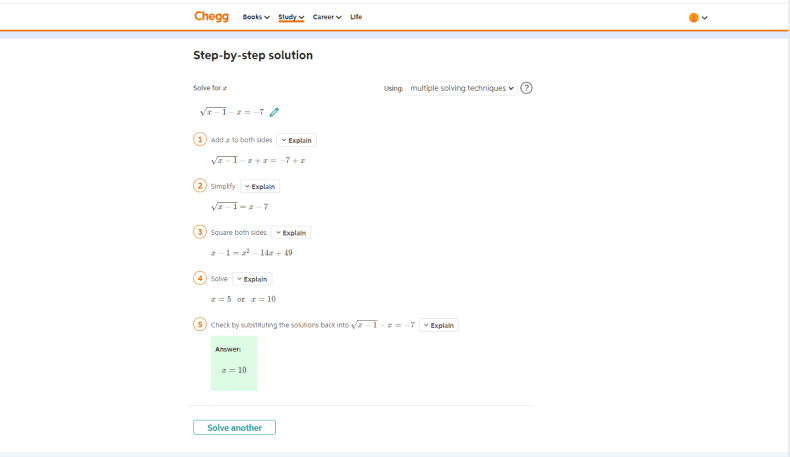 Slader (Quizlet Explanations) Vs. Chegg Study Vs. Course Hero—Textbook ...