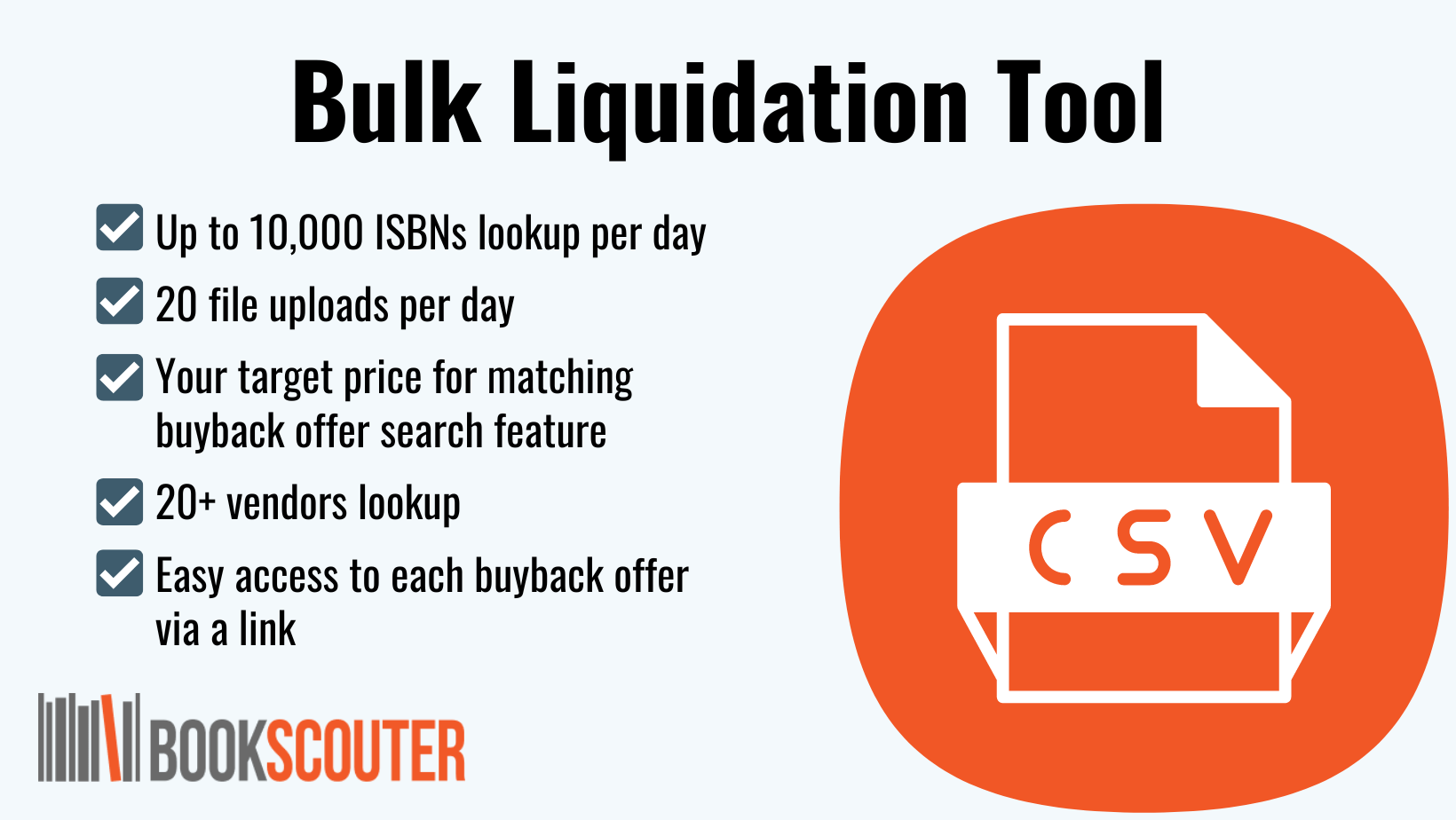 BookScouter Bulk Liquidation Tool