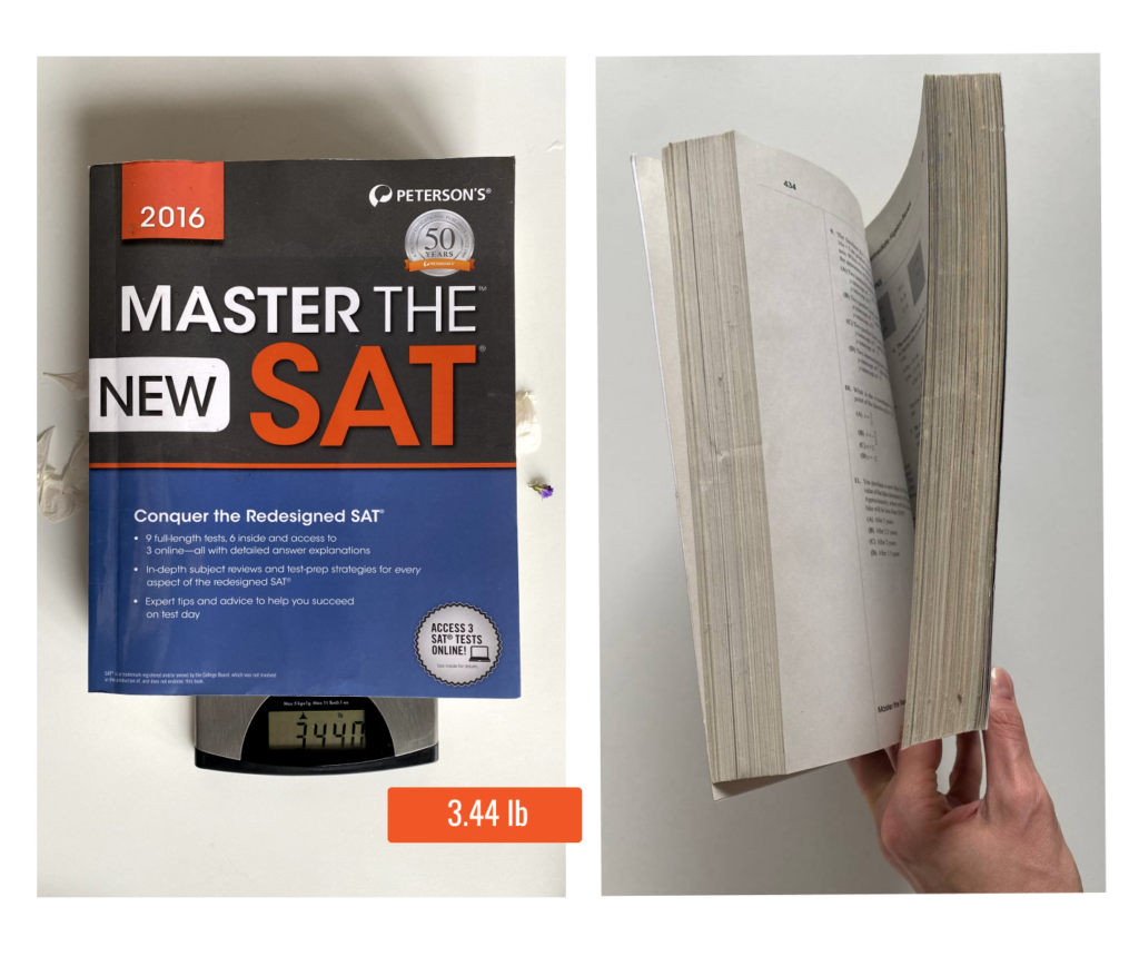 Master the SAT Textbook Weigh