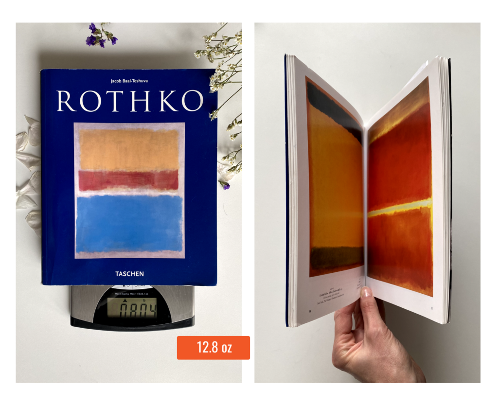 Rothko Coffee Table Book Weigh