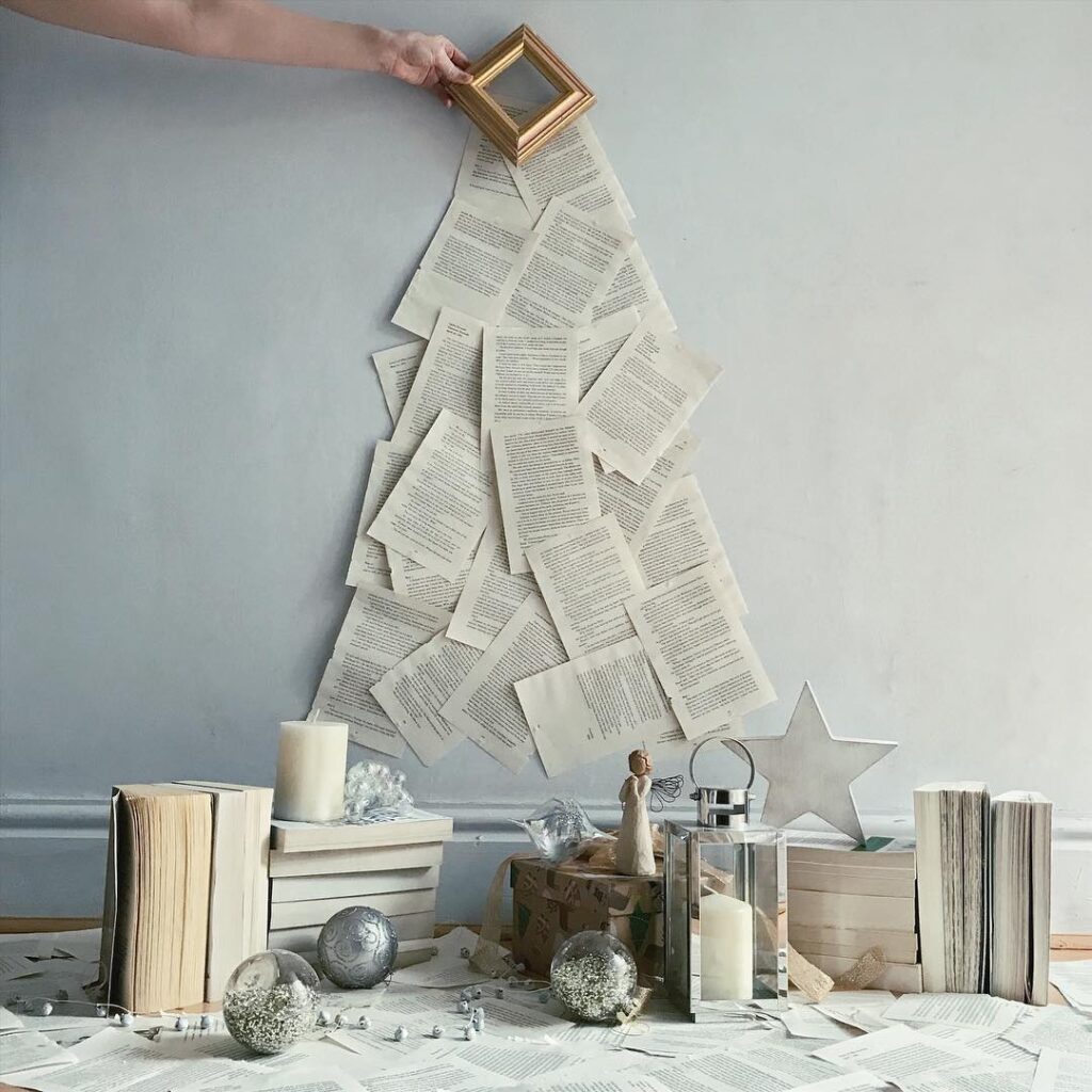 Page-Torn Tree Art