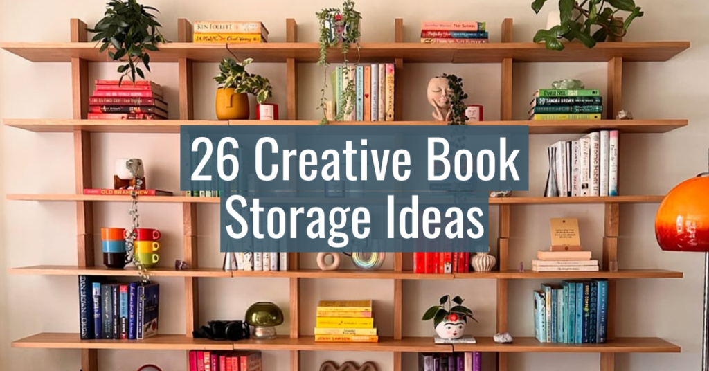 creative book storage ideas