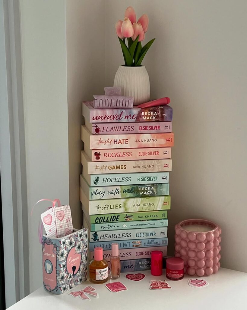 Adorned Book Stack