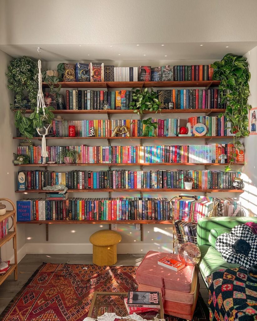 Bohemian Book Wall