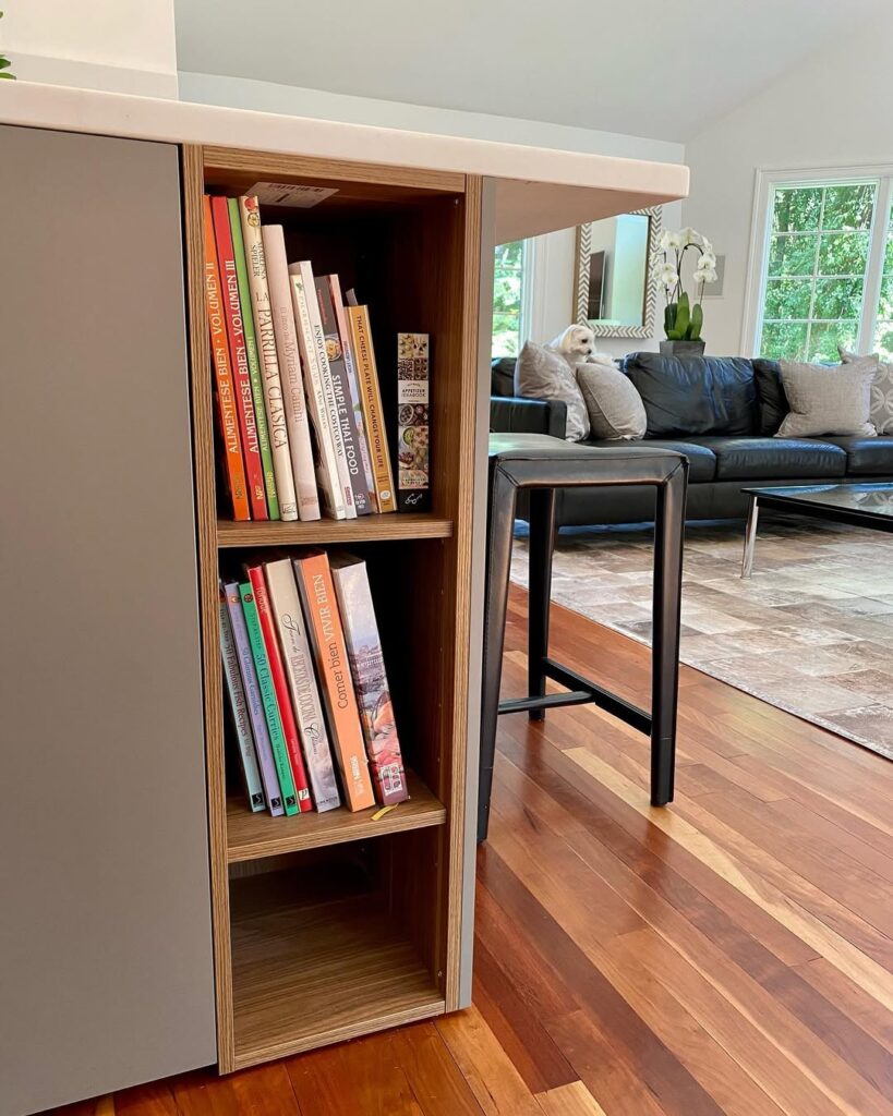 Kitchen Island Cookbook Spot